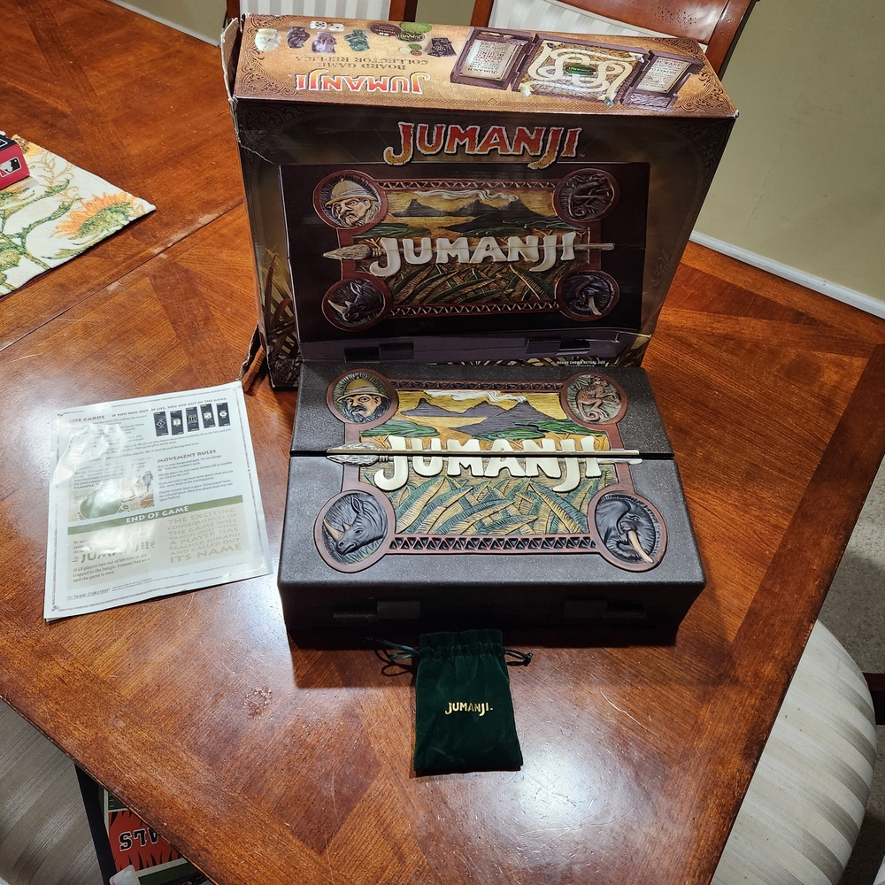 New Open Box Jumanji Board Game